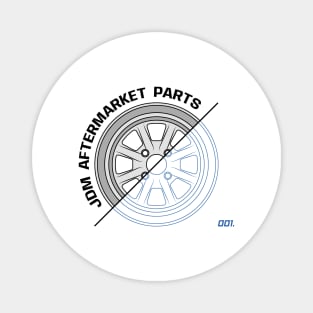 Silver WTNB Wheels JDM Magnet